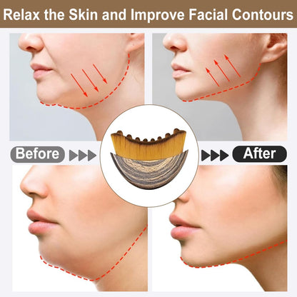 Brosse de drainage lymphatique visage