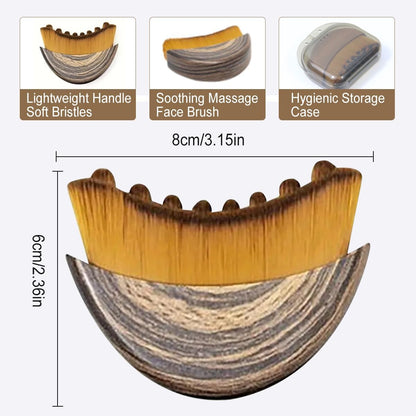 Brosse de drainage lymphatique visage