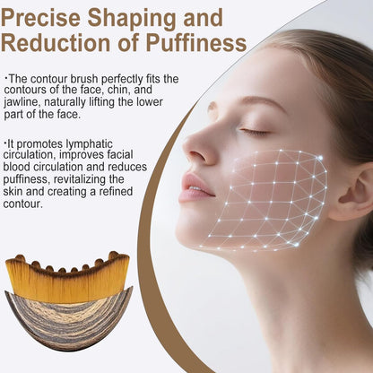 Brosse de drainage lymphatique visage